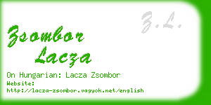 zsombor lacza business card
